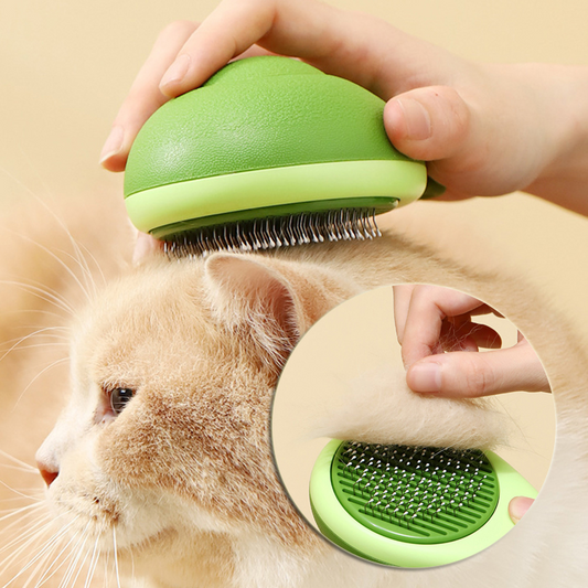 Brush Hair Remover Cleaning Avocado Shaped Dog Grooming Tool Pet Combs Brush Stainless Steel Needle Pet Cleaning Care