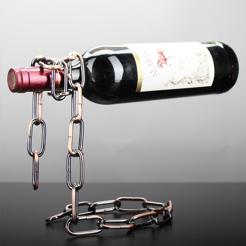 Chain Wine Rack Steel Wire Wine Rack Ornaments