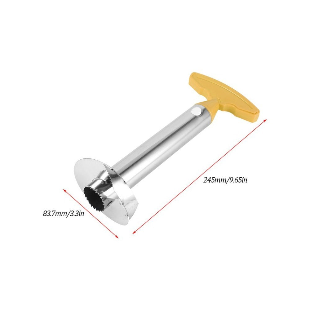 Pineapple Peeler Stainless Steel  Pulp Separator  Corer  Core Puller Fruit Tools